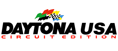 Daytona USA title screen for Sega Saturn